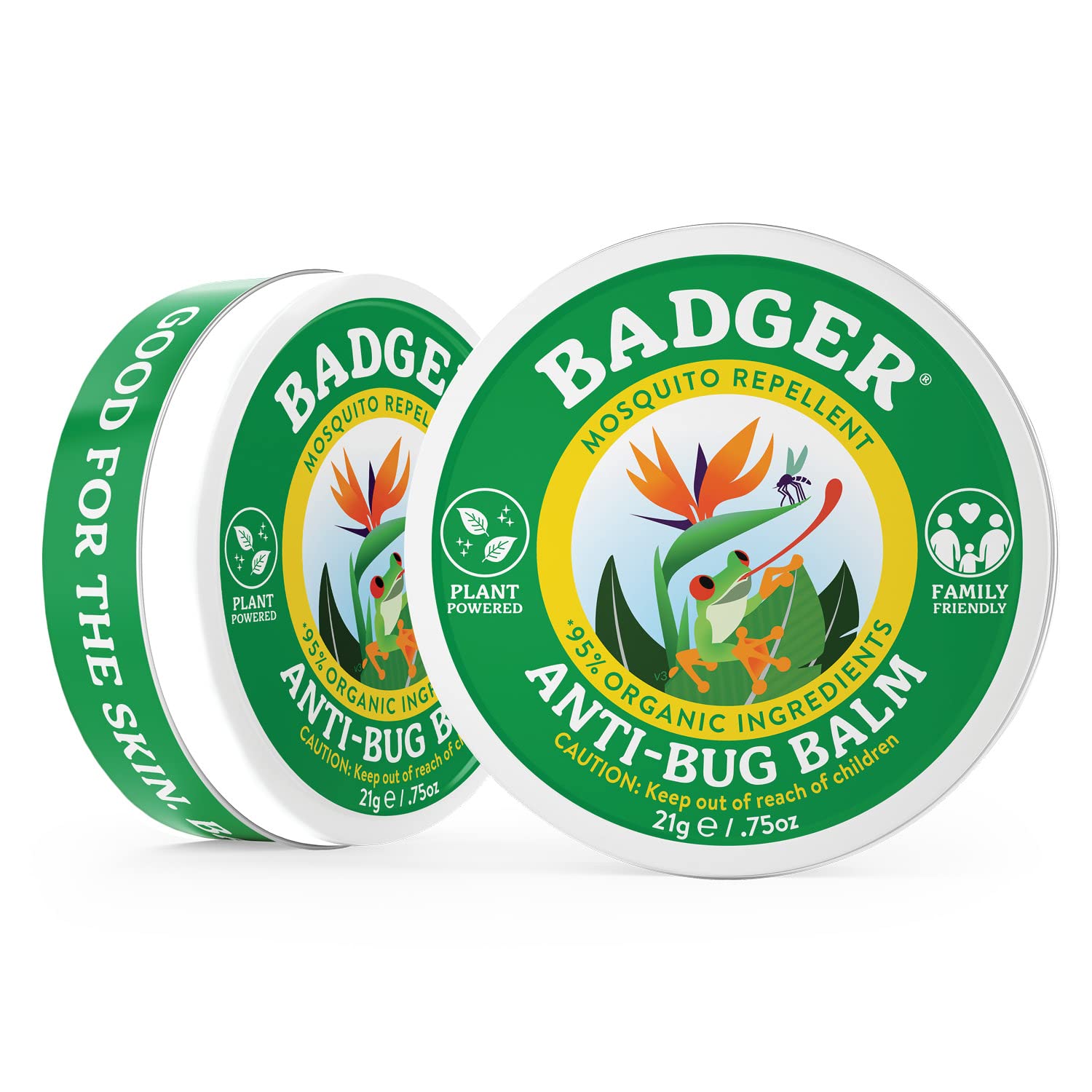 Applying Badger Bug Repellent Tin offers gentle, non-messy protection.