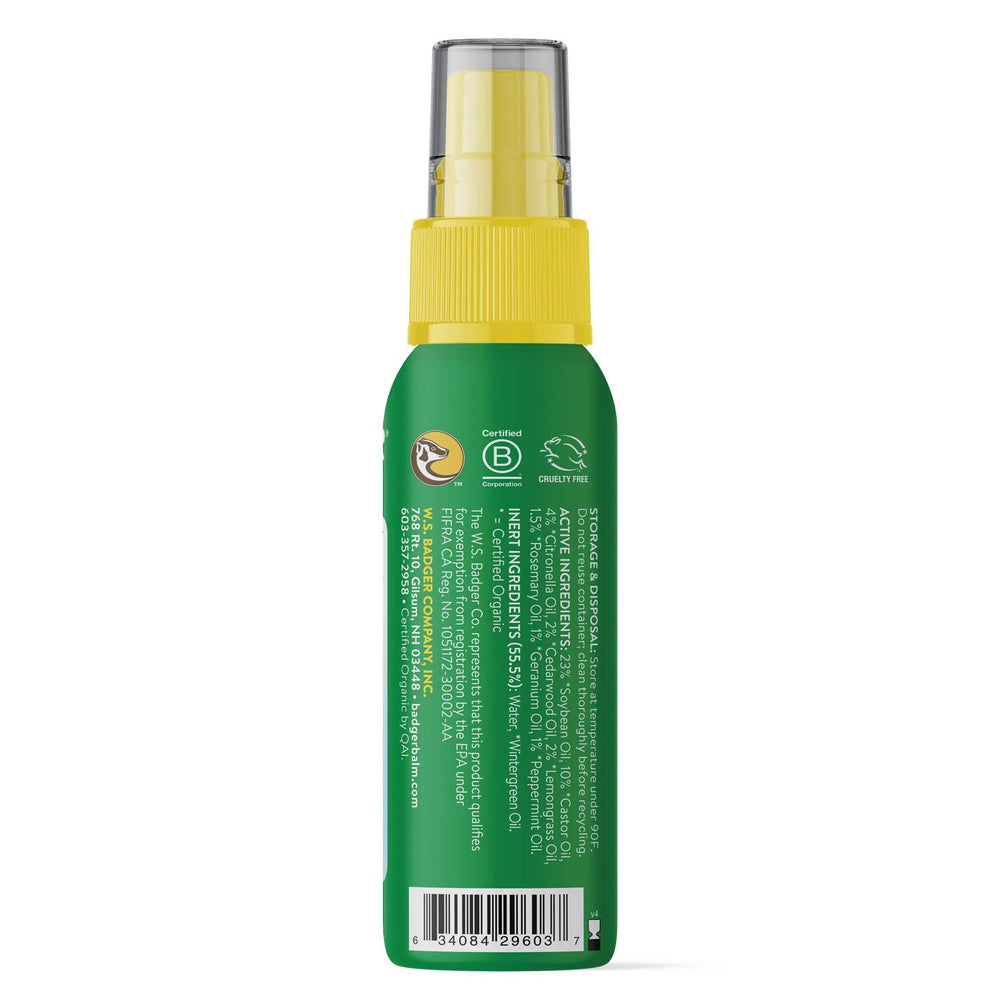 Badger Bug Spray aluminum bottle is lightweight and travel-ready outdoors.