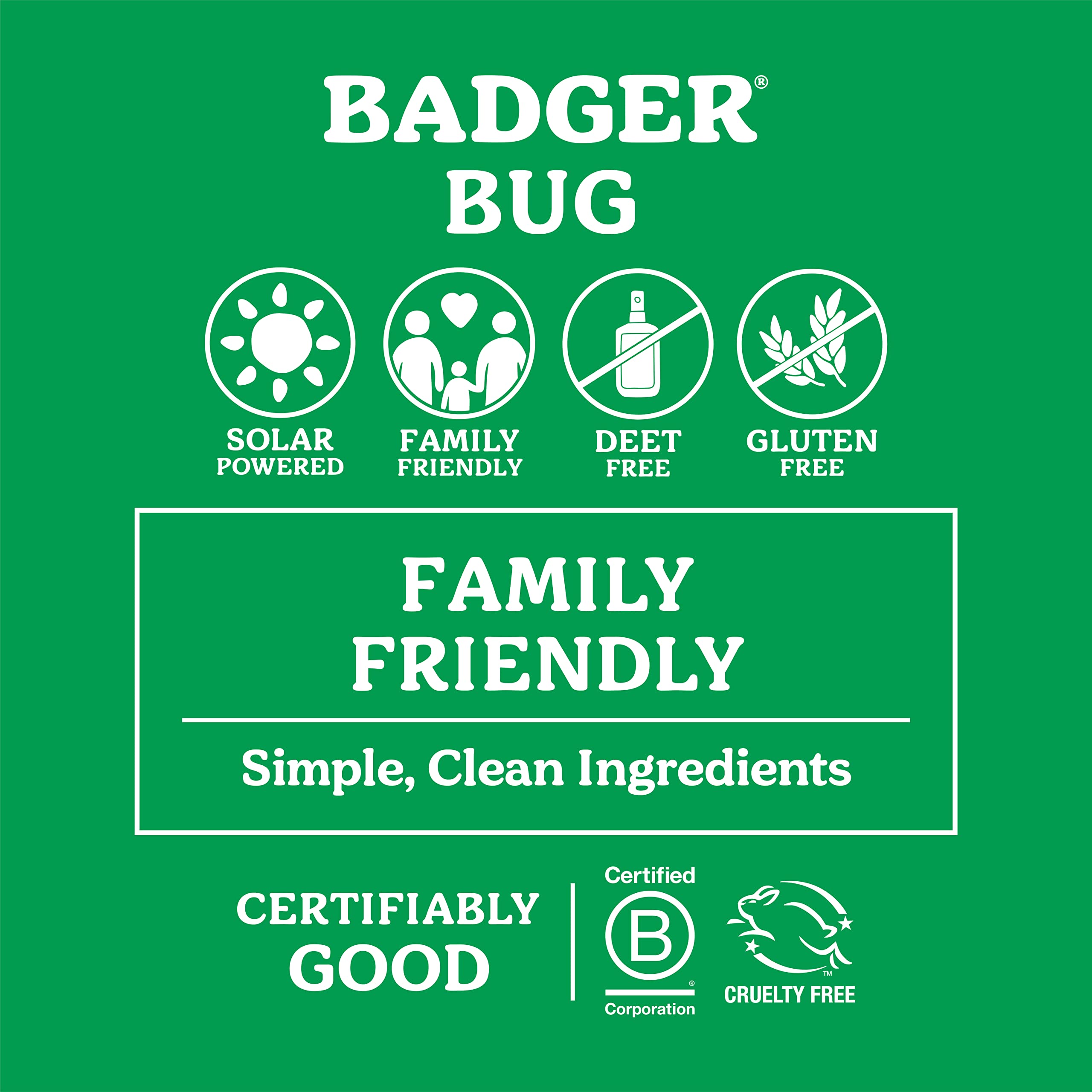 Badger Bug Spray is a family-friendly option for outdoor adventures.