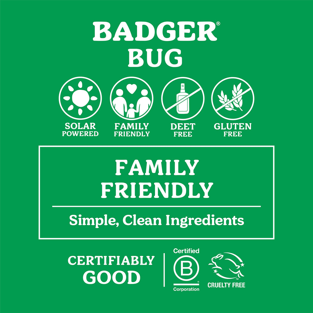 Badger Bug Spray is a family-friendly option for outdoor adventures.
