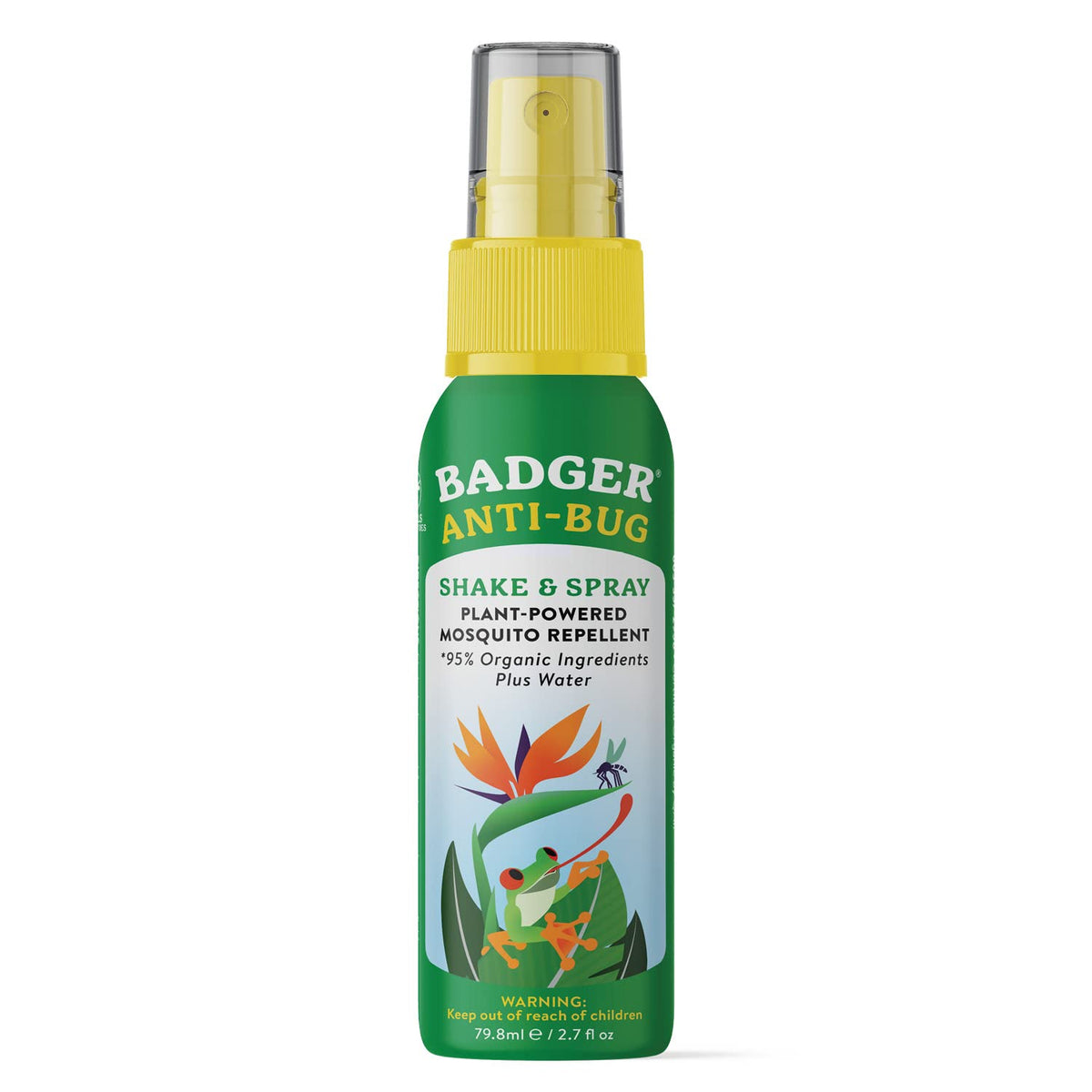 Badger Bug Spray Travel Size bottle ready for on-the-go protection on hikes.