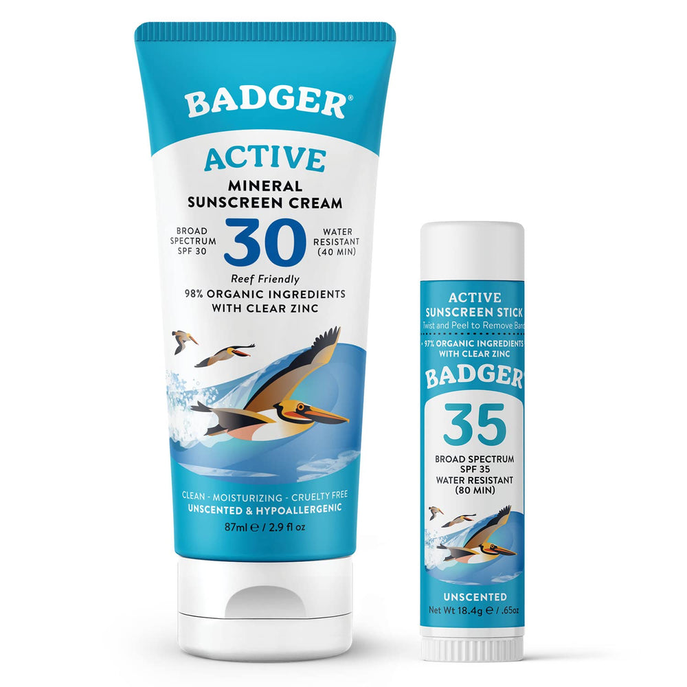 Badger mineral sunscreen cream SPF 30 with broad spectrum protection