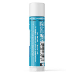 Badger unscented lip balm with 97% organic ingredients nourishes lips.