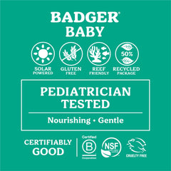 Badger Mineral Sunscreen Reef Safe formula in tube supports marine life