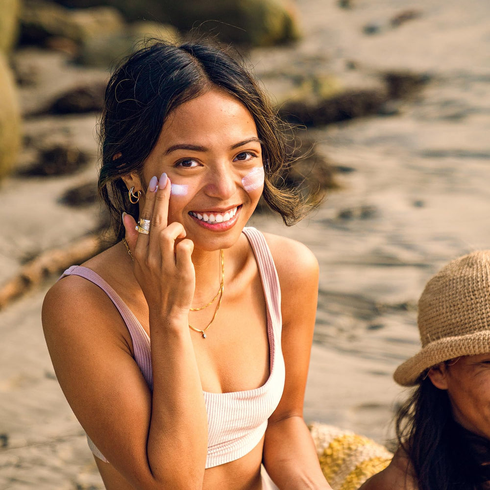 Badger reef-safe certification and travel-friendly formula for safe beach days.