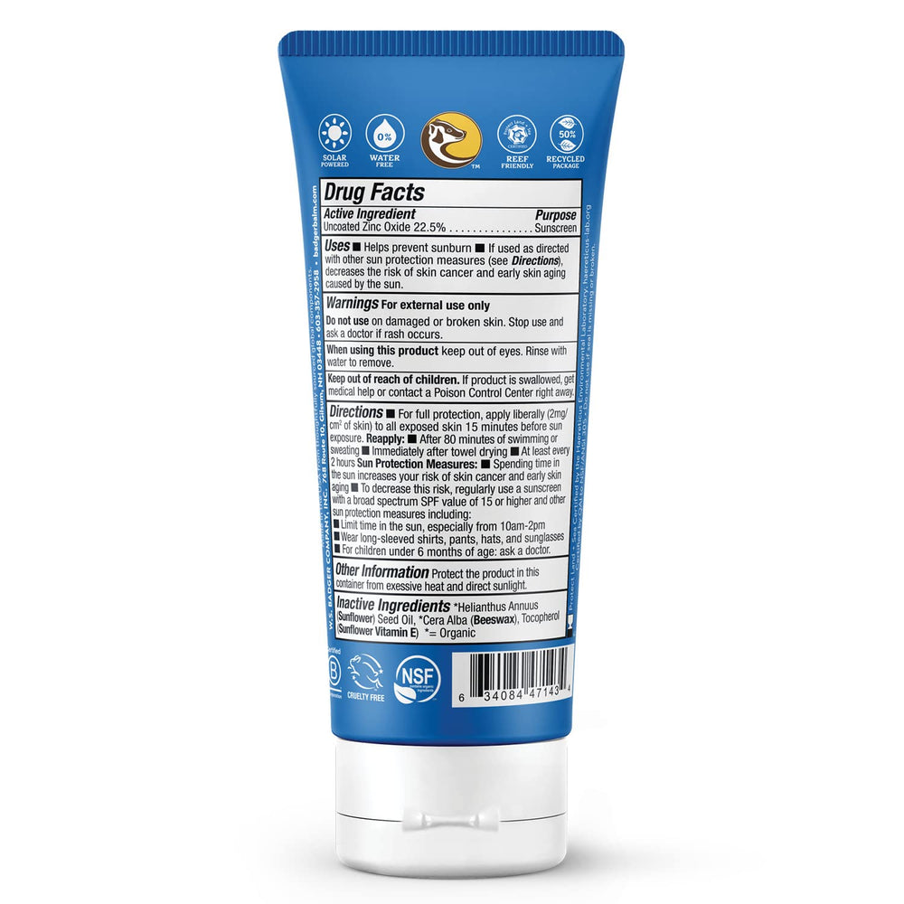 Badger Sport Sunscreen demonstrates smooth rub-in for even coverage