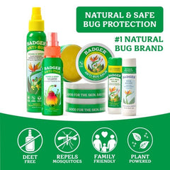 Badger Tick Spray organic essential oils offer natural aroma and repellent scent.