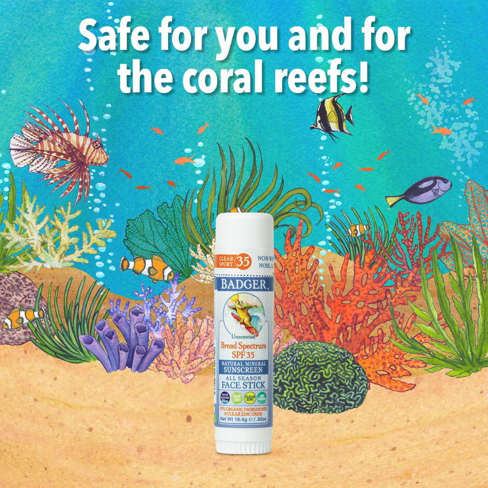 Badger 2-pack unscented sunscreen for convenient outdoor protection
