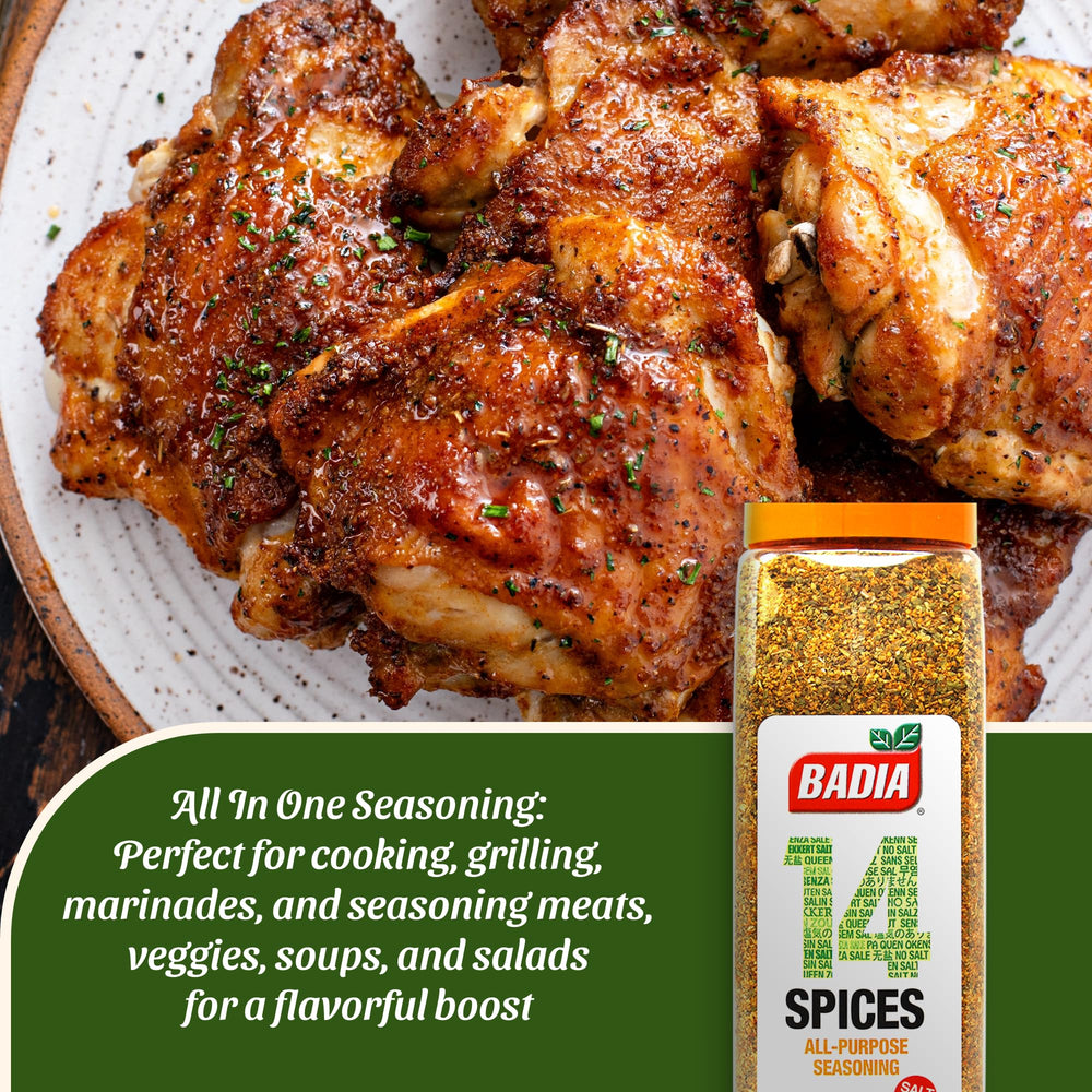 Grilled meat enhanced by Badia seasoning for richer aroma and depth.