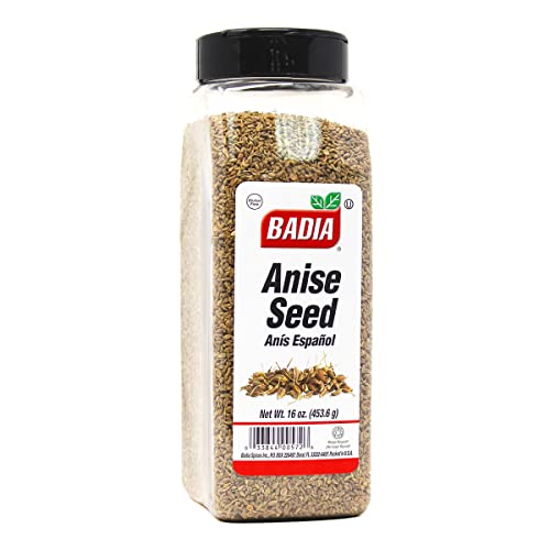 Badia Anise Seed pour shot showing easy-to-use seeds for curries.