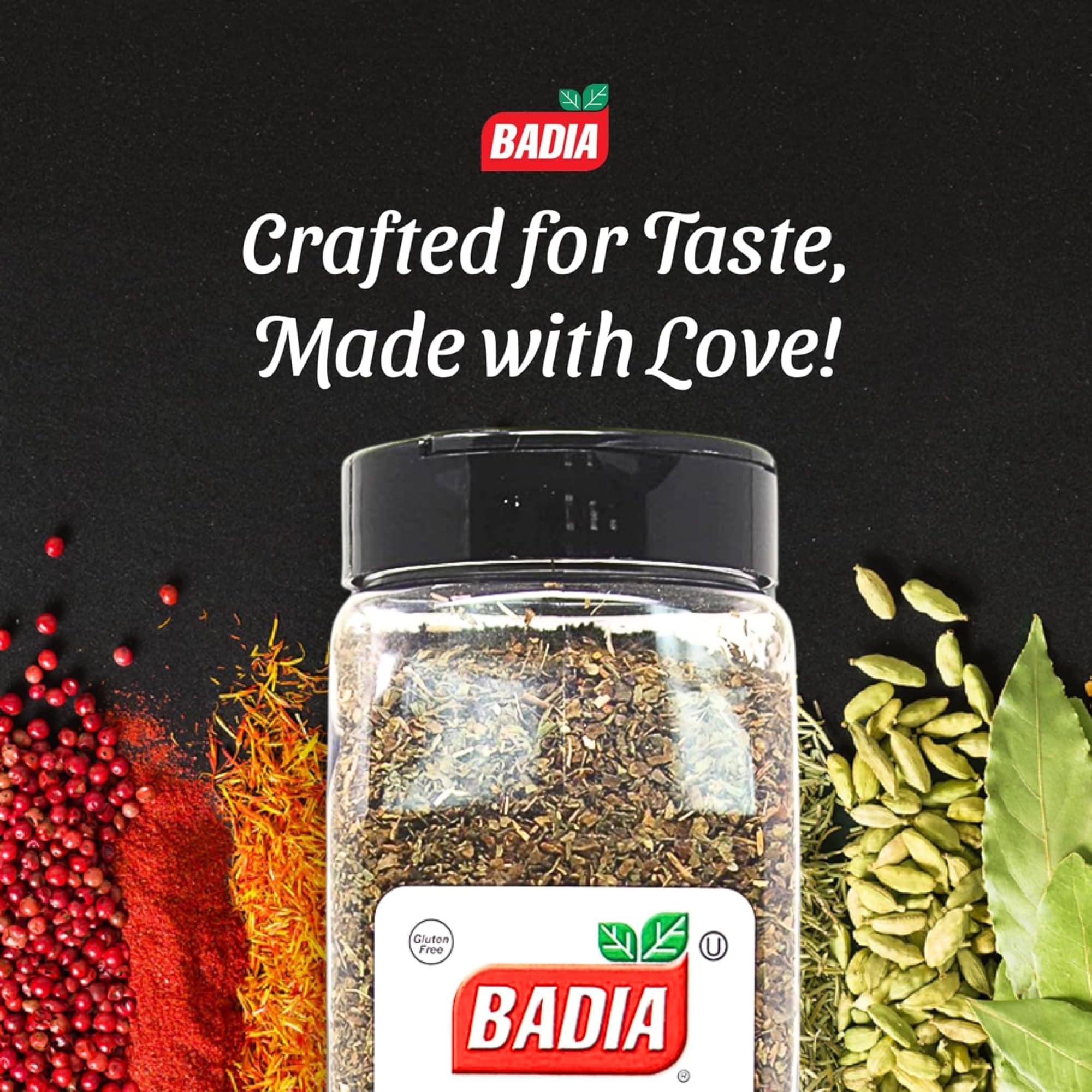 Badia Basil Leaves sprinkled on spaghetti adds fragrant Italian flair.