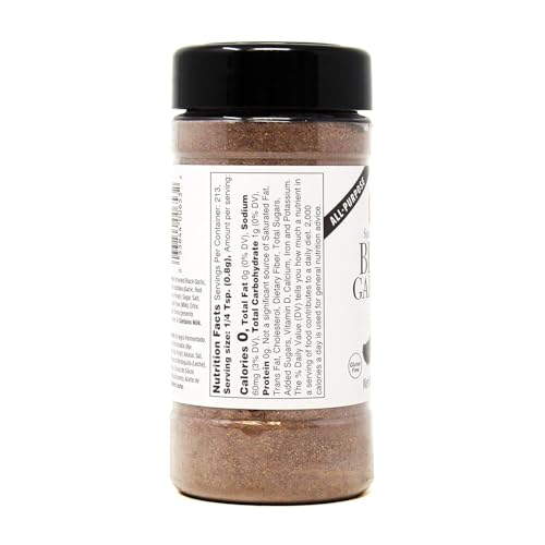 Badia Black Garlic Seasoning in a kitchen scene, showcasing versatile pantry staple