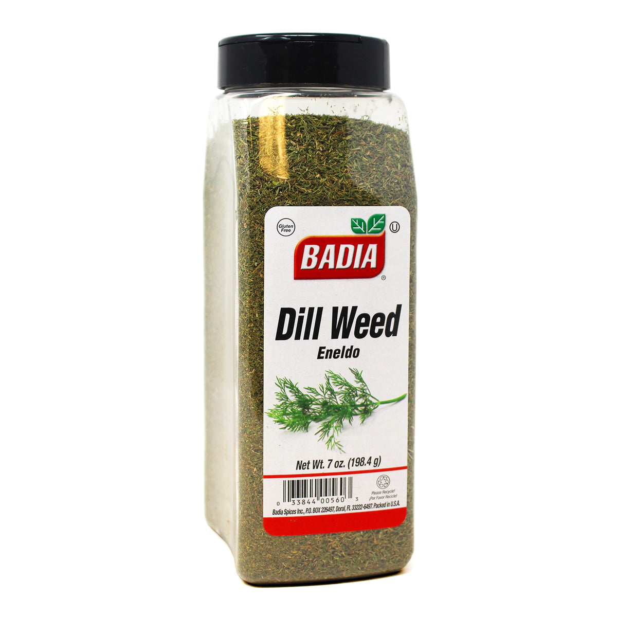 Badia Dill Weed bottle showcasing fresh herb flavor for versatile cooking.