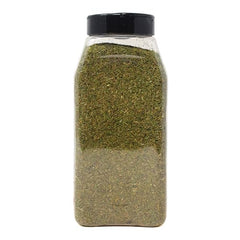 Badia Dill Weed jar on shelf signaling pantry staple for quick seasoning.