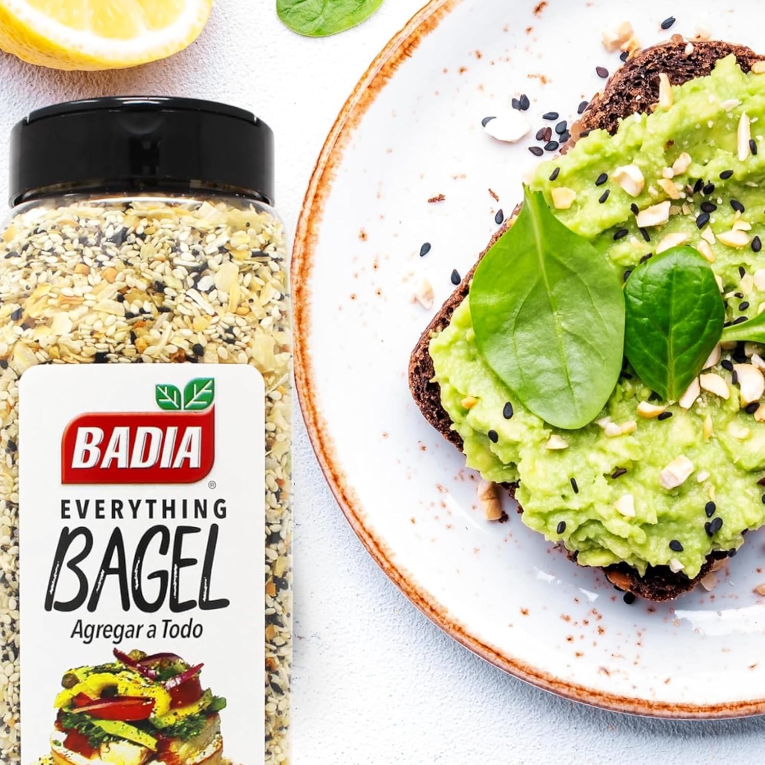 Eggs dusted with Badia seasoning offer a flavorful breakfast boost