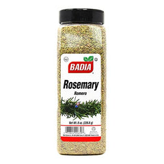Badia Rosemary Leaves dried crumbs highlight robust aroma for herb blends