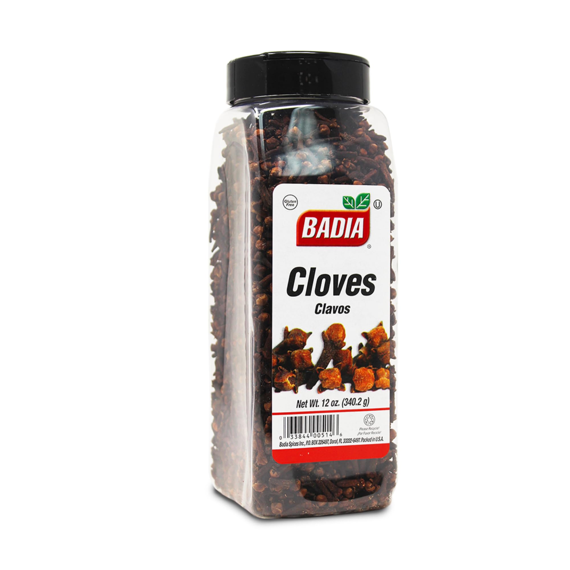 Badia Whole Cloves 12 oz pack, rich aroma for baking and slow cooking.