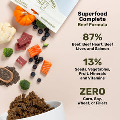 Badlands Ranch air-dried beef pieces close-up highlighting high-protein texture