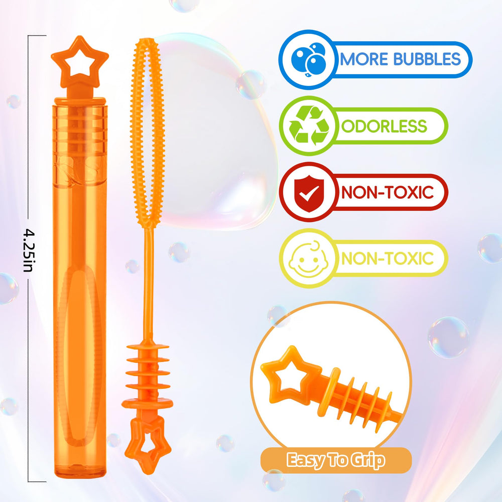 Baegzgx bubble wands, 4.2-inch size, easy grip for kids