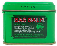 Bag Balm hands-application demonstrates quick hydration for dry hands.