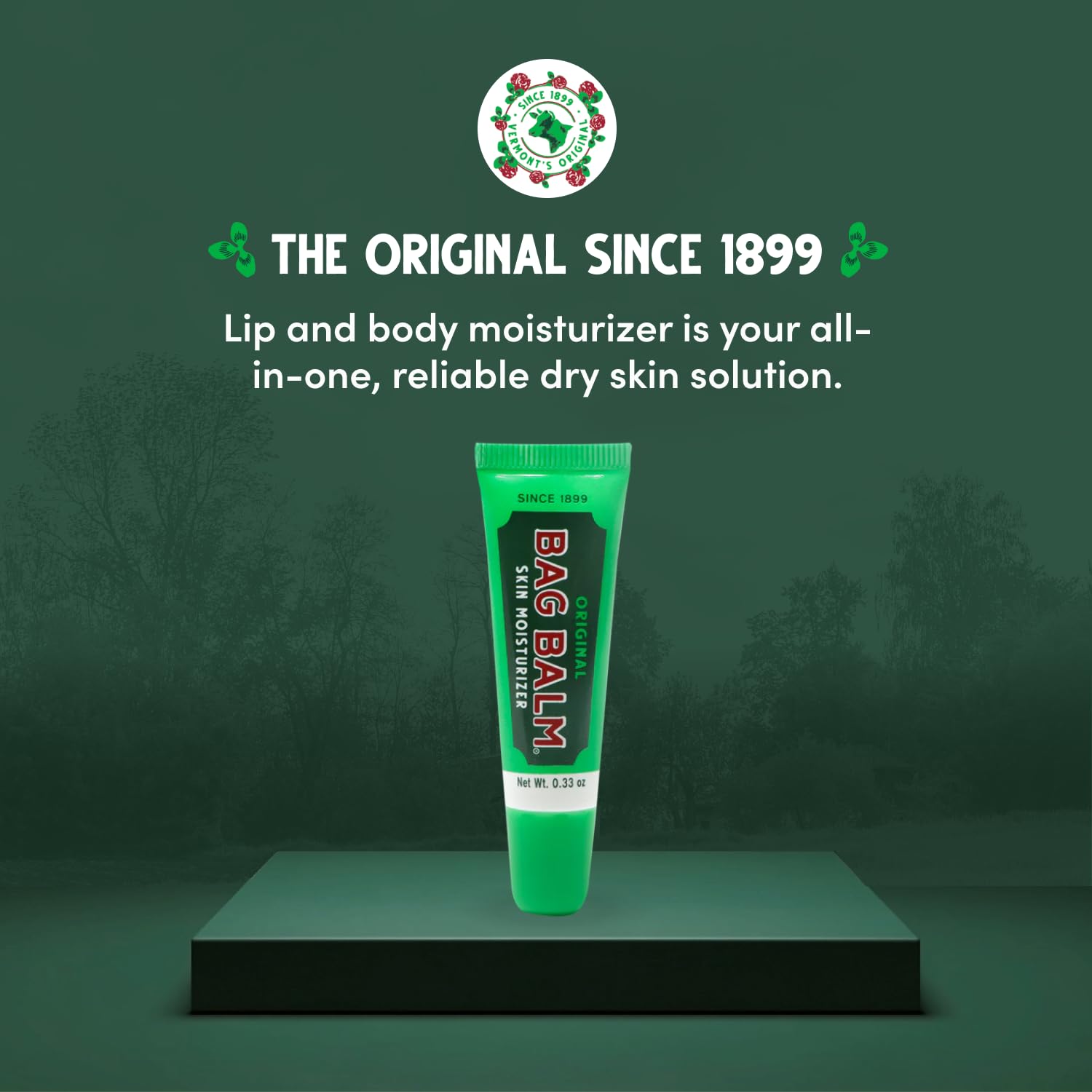 Bag Balm lip balm tubes 0.33oz four-pack for on-the-go moisturizing.