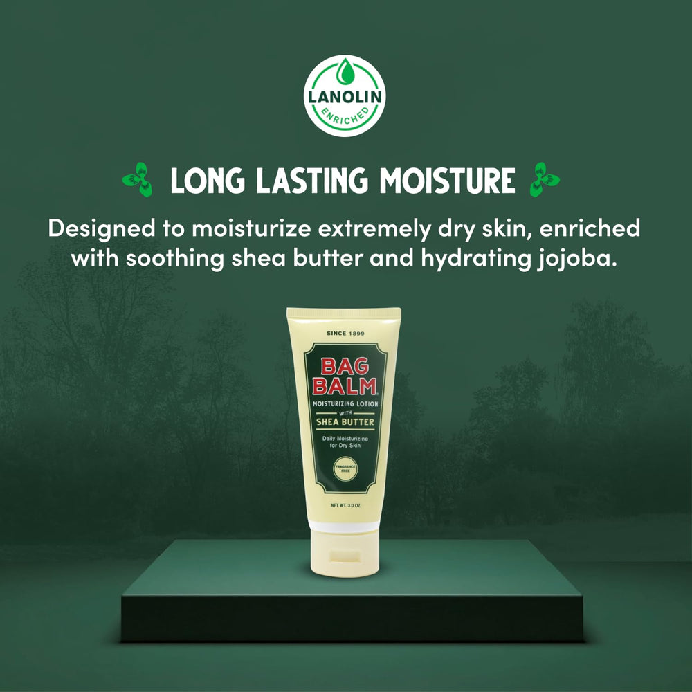 Bag Balm travel-size 3oz tube ideal for on-the-go hydration.