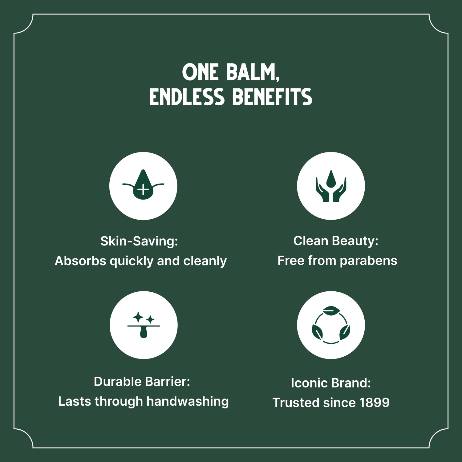 Bag Balm, Vermont-made, showcasing a heritage of careful skin care.