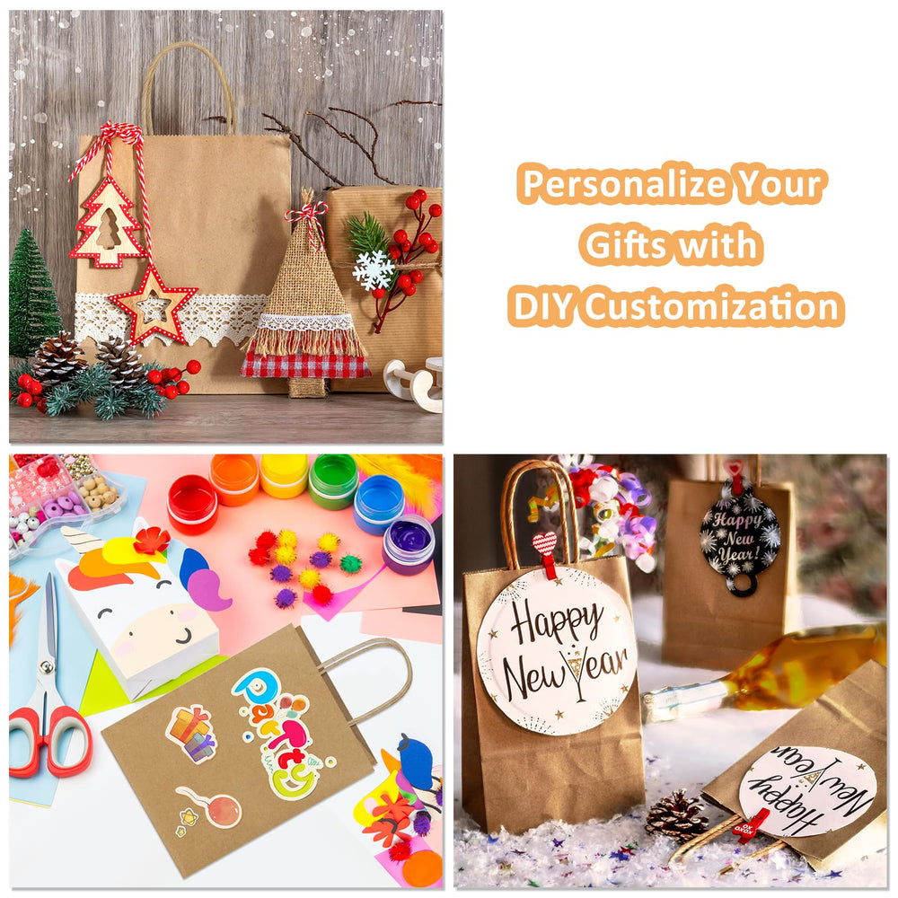 BagDream 8x4.25x10.5 inch gift bags suitable for various gifts