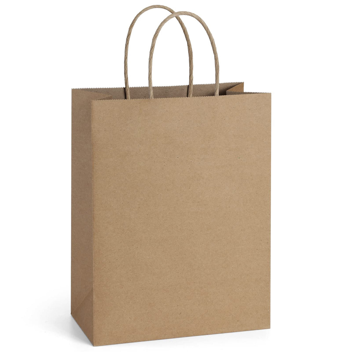 BagDream brown gift bags with a flat bottom for stable gift presentation