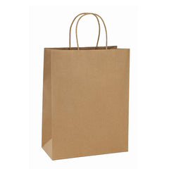 BagDream kraft bags with twist handles, sturdy for gift packaging.