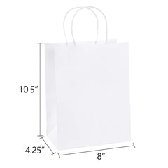 BagDream kraft paper bags flat bottom for stable display.