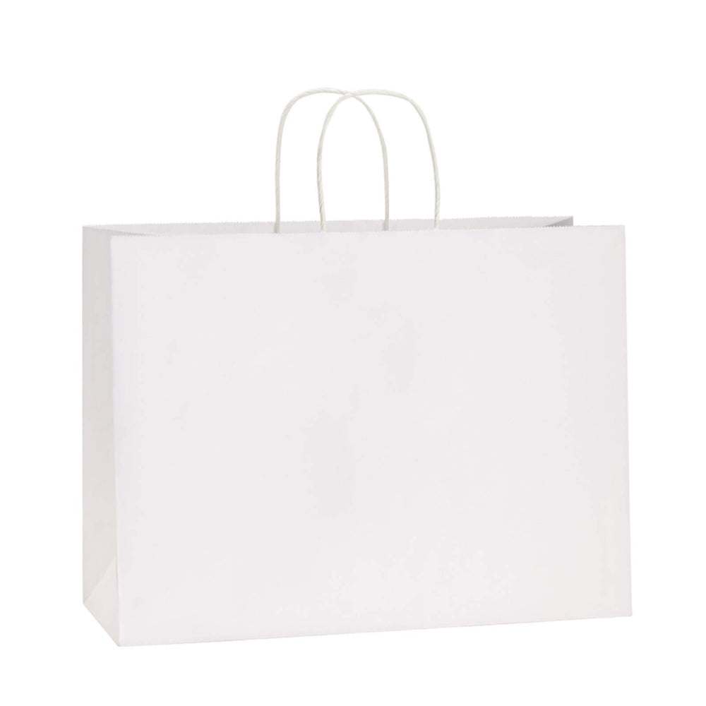 BagDream kraft paper bag with handles, front view, sturdy for shopping