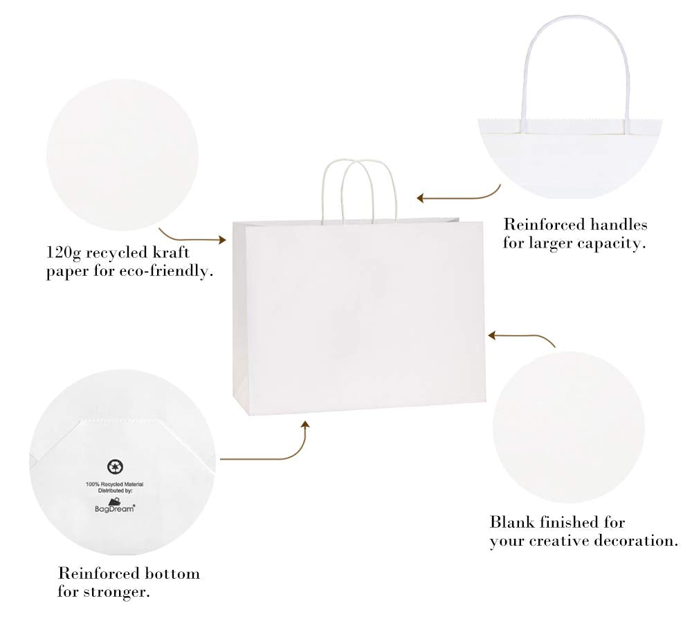 BagDream bag holds up to 13lbs, perfect for clothing or groceries