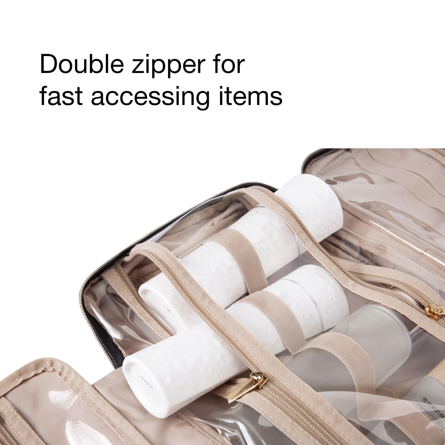 BAGSMART bag with 360-degree swivel hook for versatile hanging.