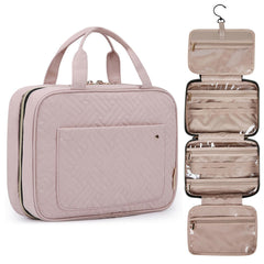 BAGSMART large toiletry bag with hanging hook for organized packing.