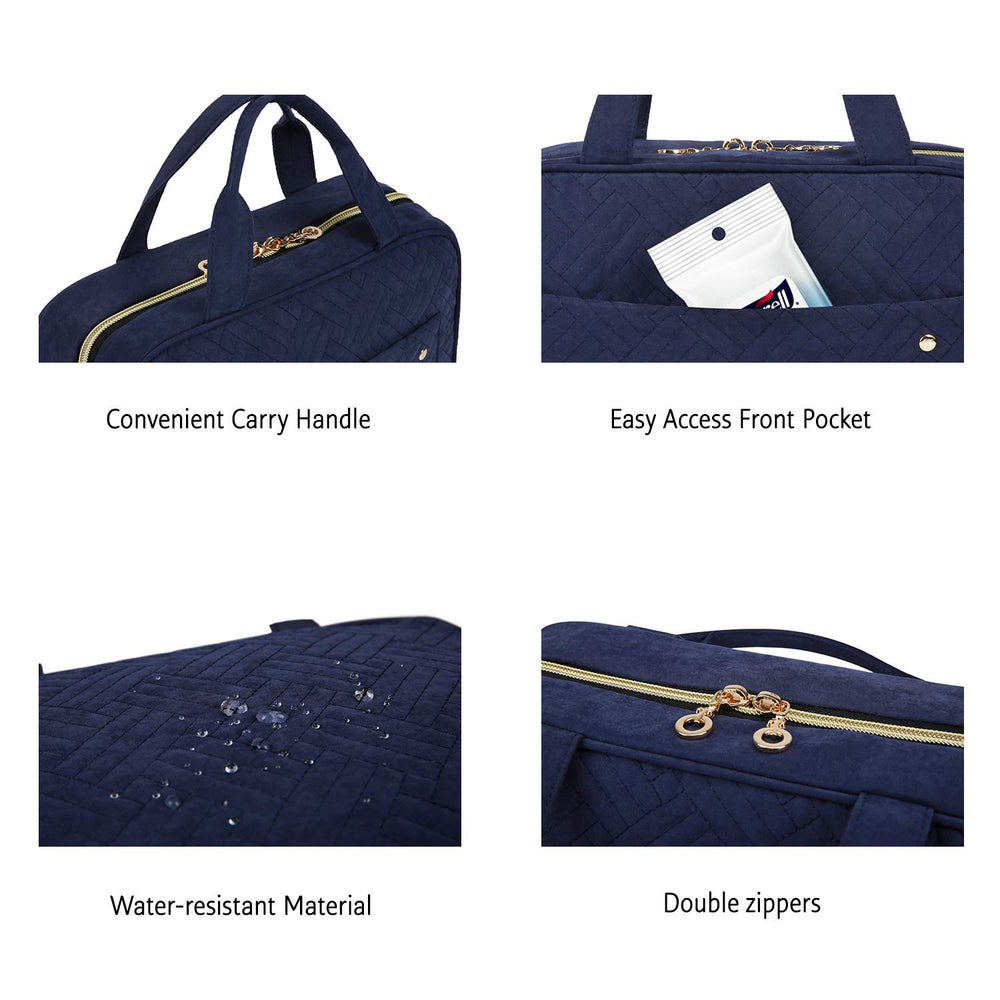 BAGSMART Toiletry Bag lightweight design ideal for overnight trips.
