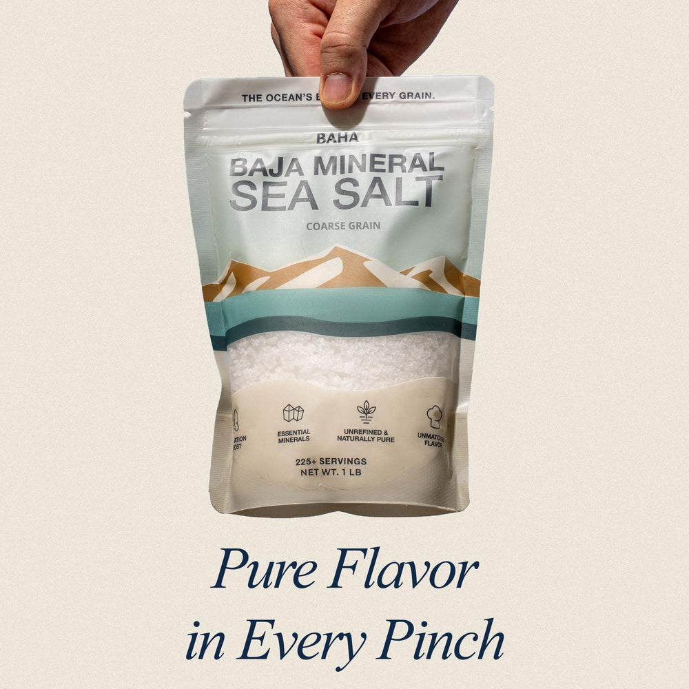 BAHA Sea Salt adds depth to broths and sauces