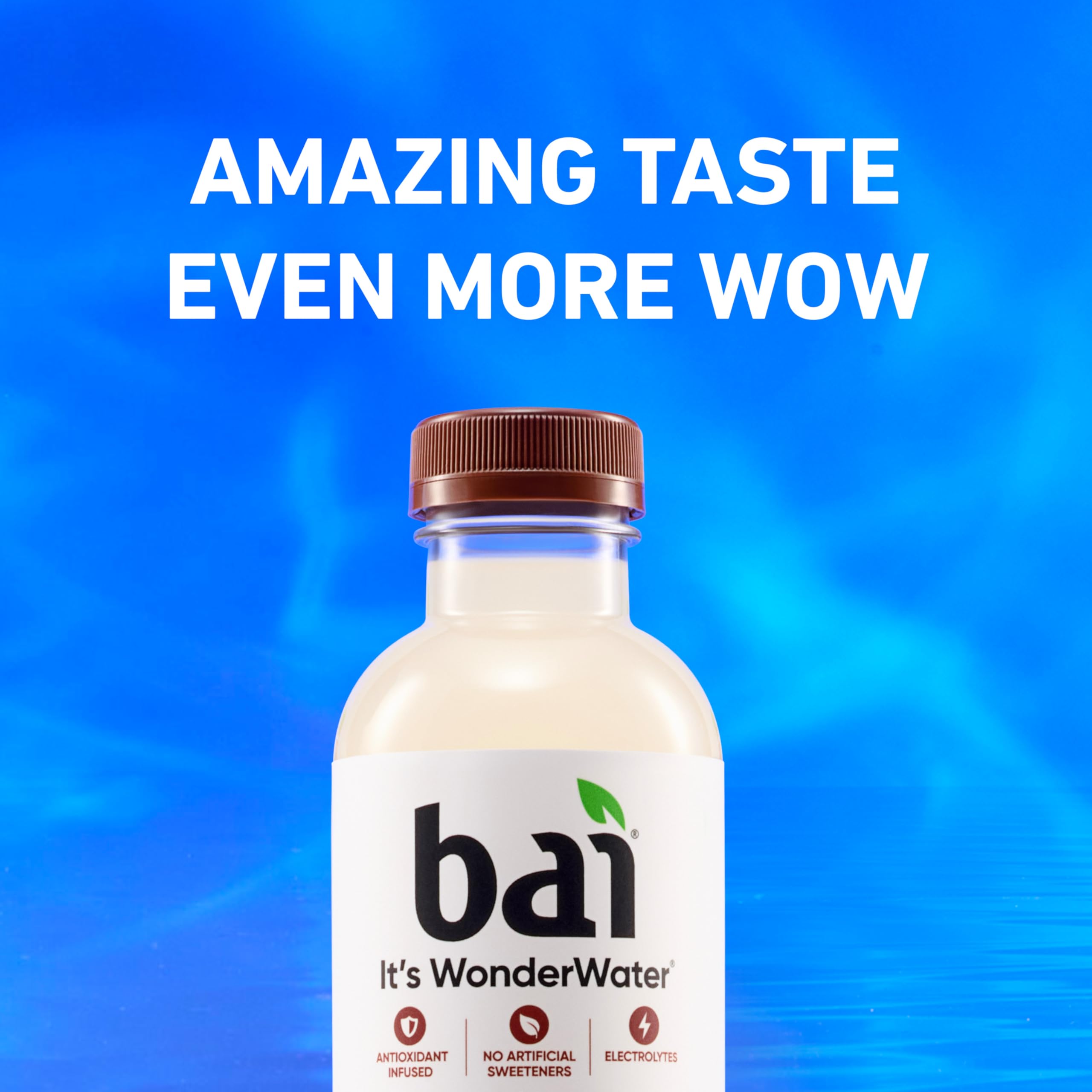 Bai electrolytes badge suggests enhanced hydration for activity