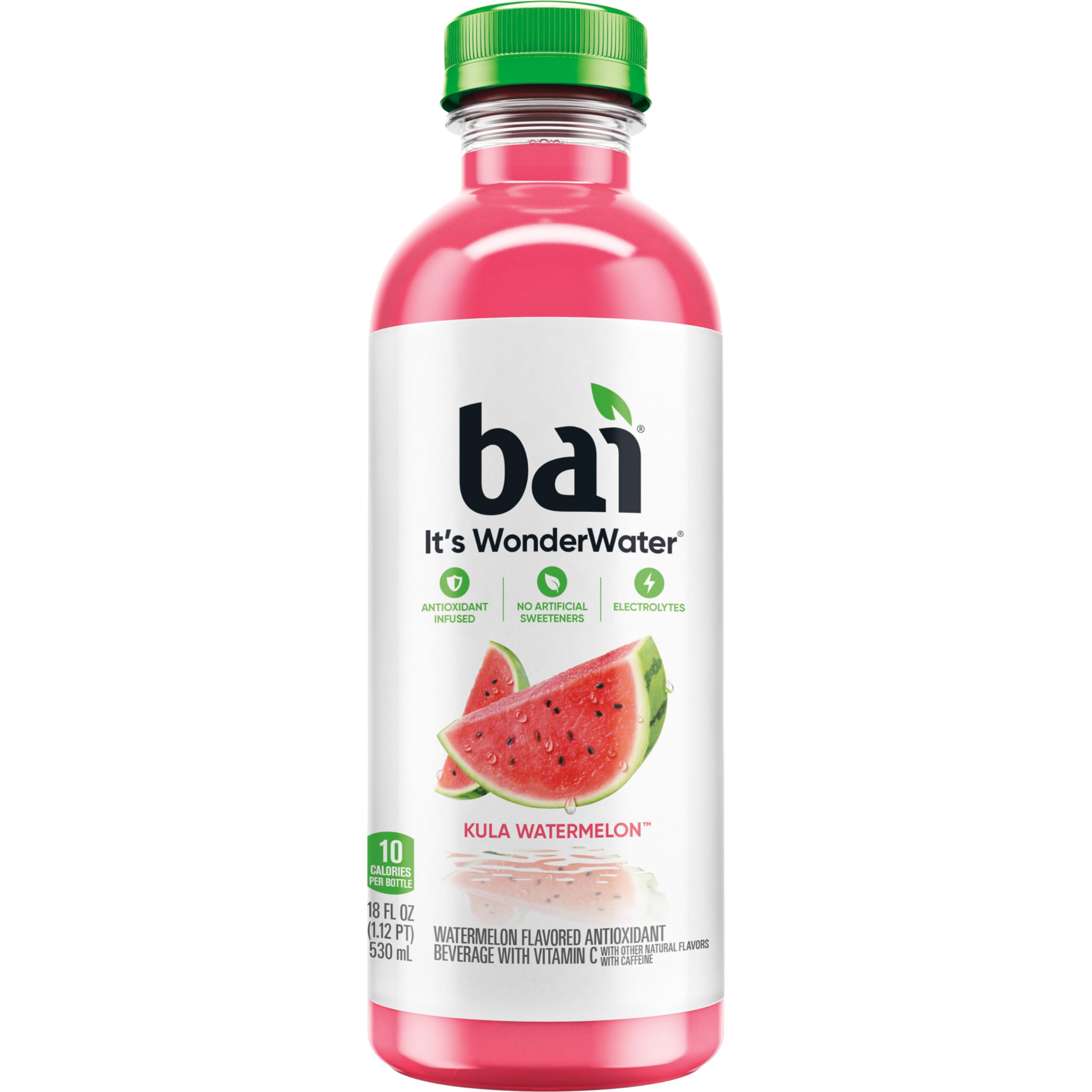 Bai Kula Watermelon Vitamin C icon close-up on label