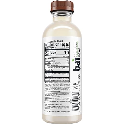 Bai Madagascar Coconut Mango pouring into a glass for on-the-go hydration with no artificial sweeteners.
