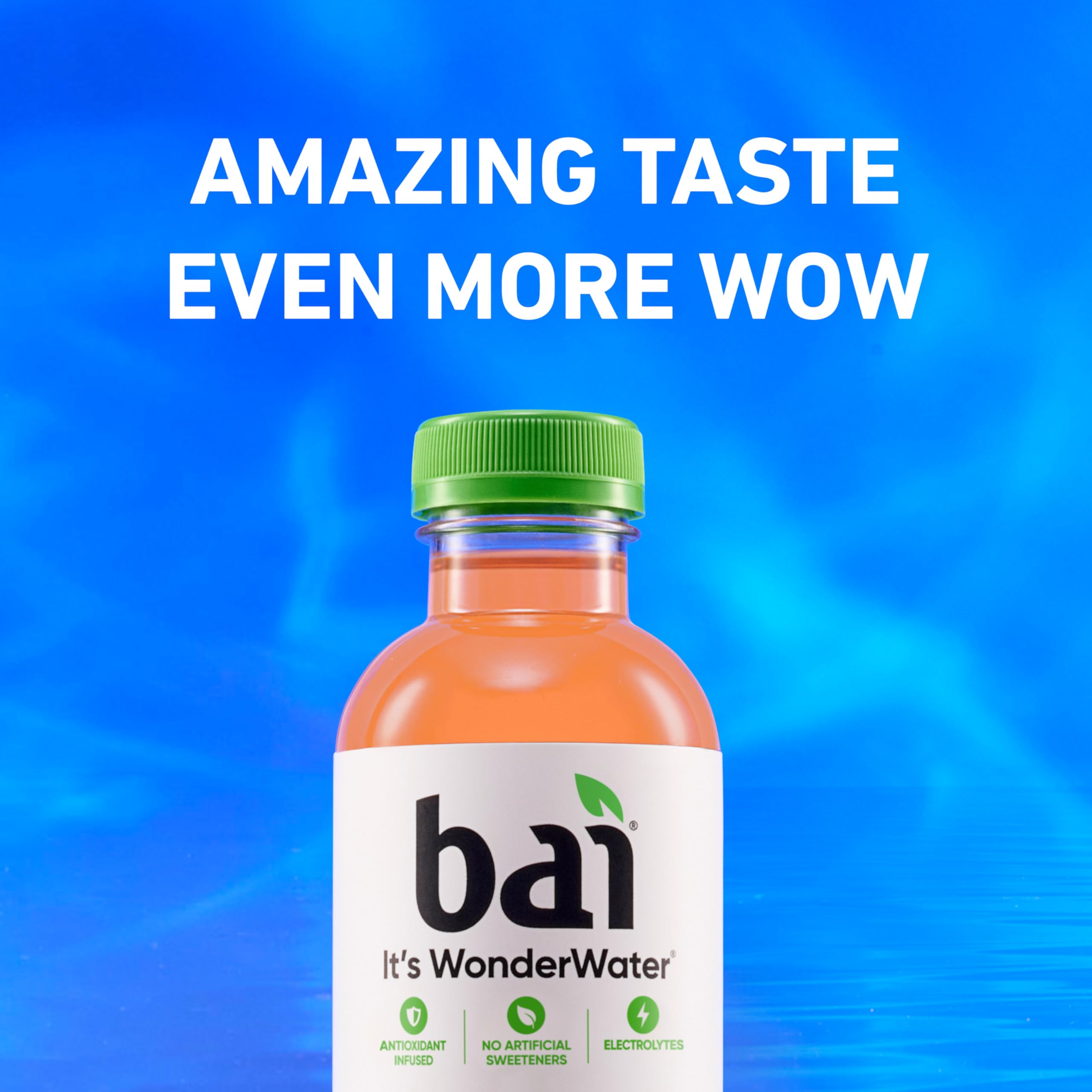 Eco friendly Bai packaging highlights recycled plastic packaging