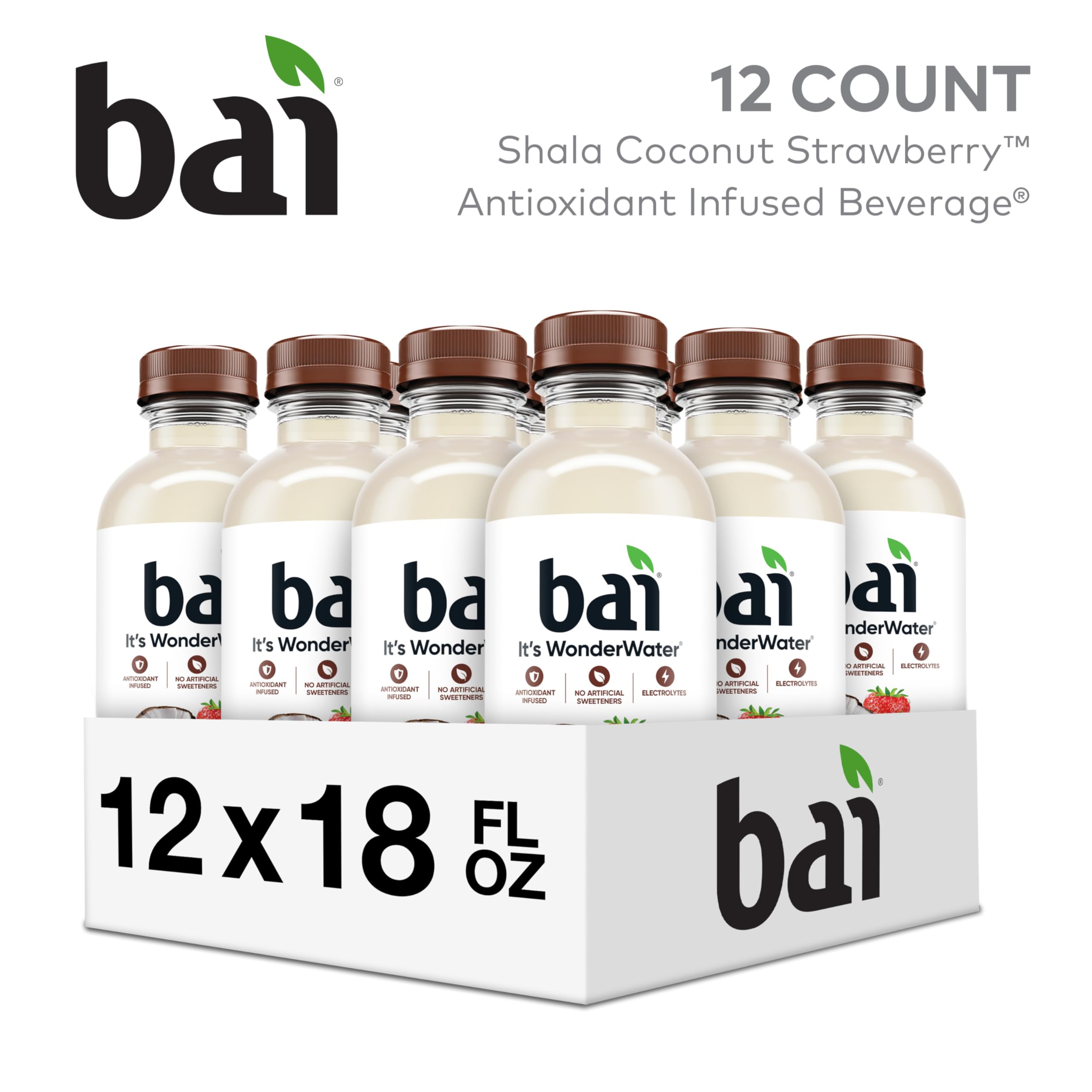 Bai Shala nutrition panel visible on bottle