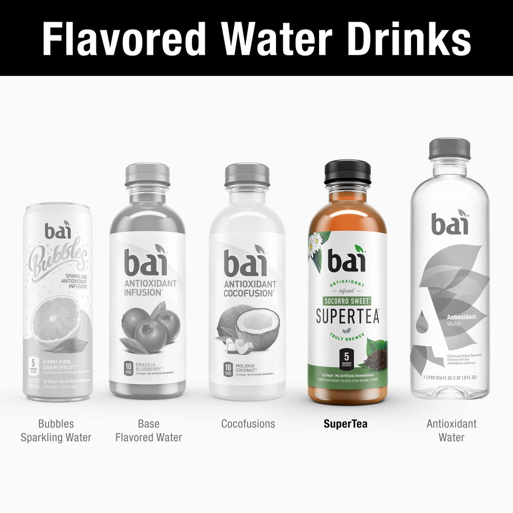 Front view of Bai Socorro Sweet 18oz bottle.