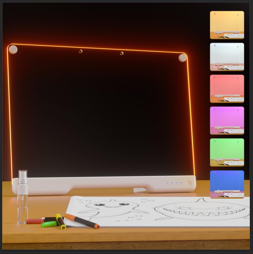 Bailkind rechargeable USB-C cable powered board for cable-free creativity.