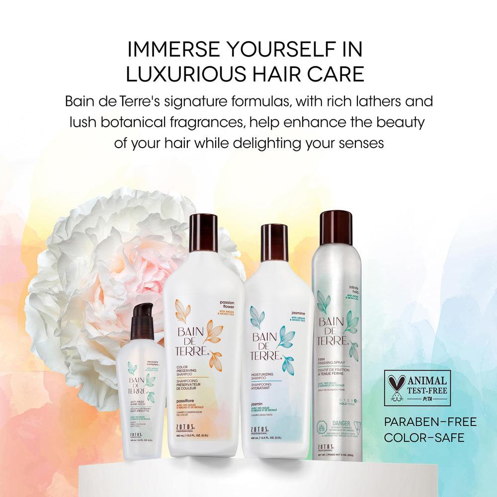 Bain de Terre Rise N' Shine with monoi oil for smoothness.