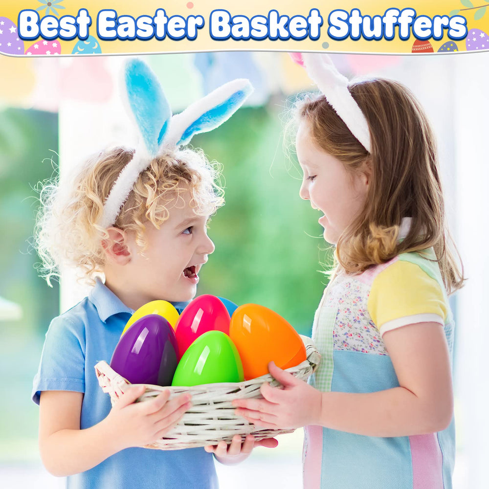 BainGesk purple 6-inch Easter egg eye-catching Easter décor