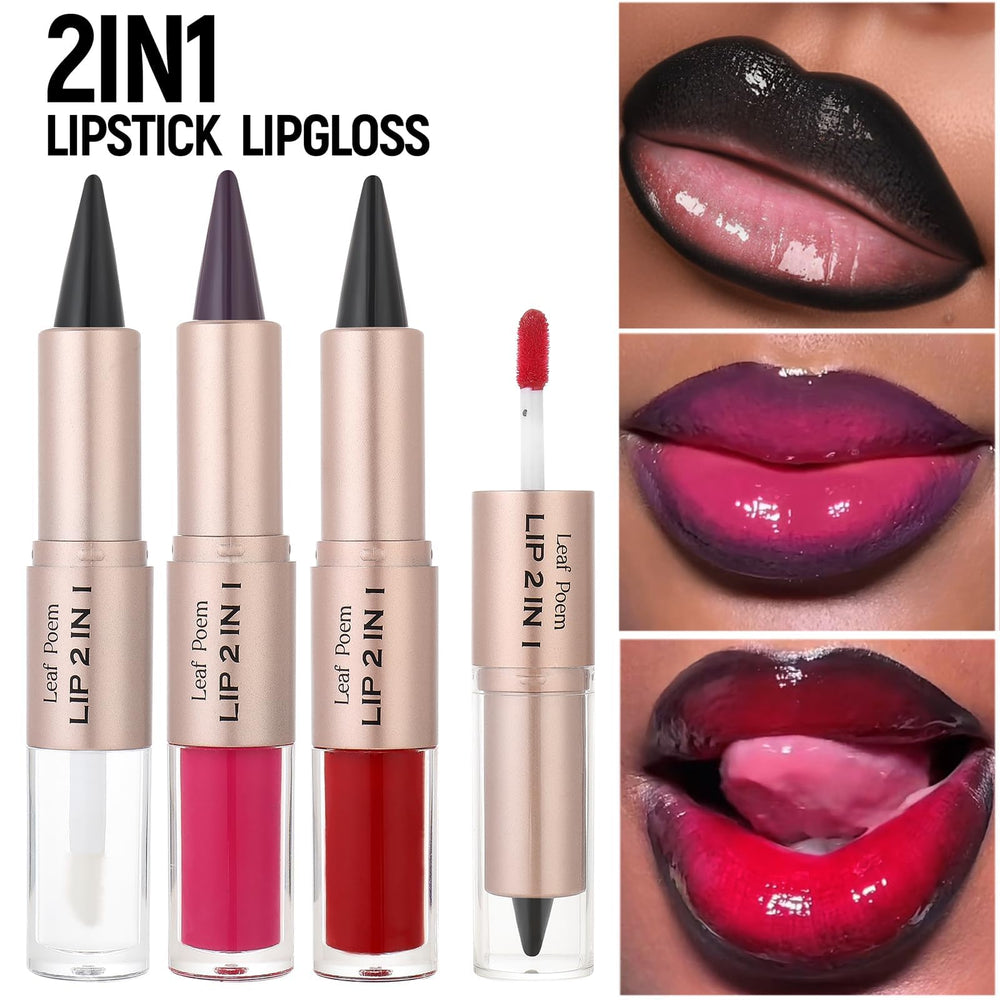BAISEN DIARY caramel brown nude ombre close-up showcasing warm sculpted lips
