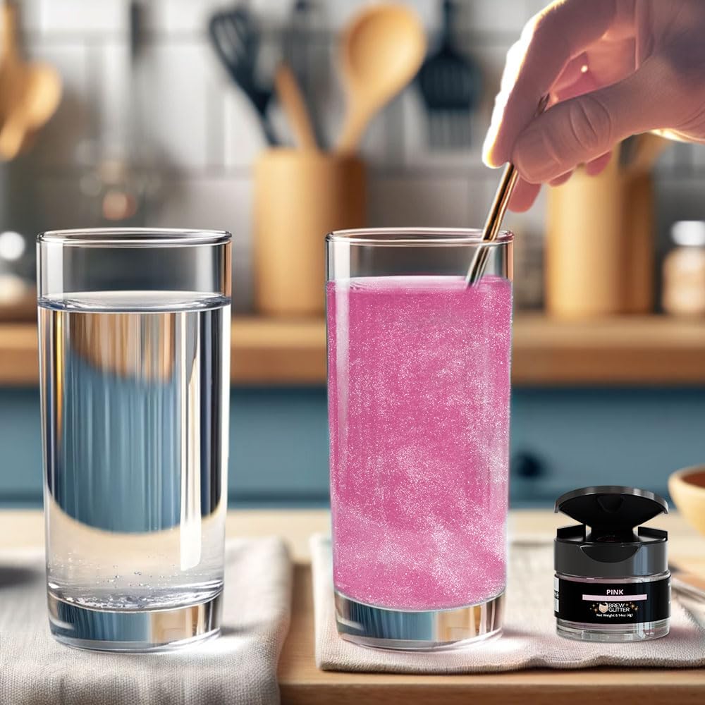 Bakell Brew Glitter pink margarita boosts visual appeal