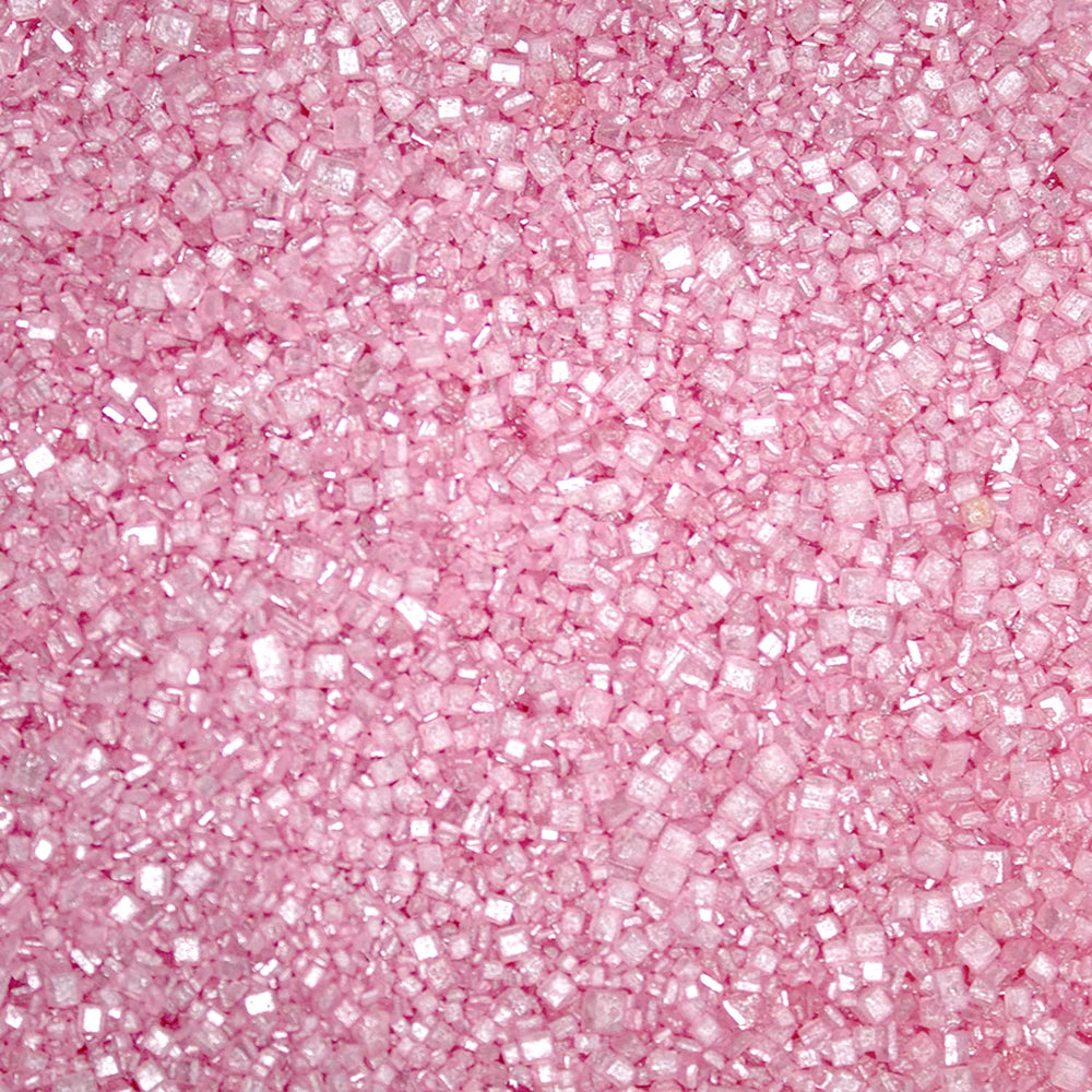 Bakell mojito with pink rim using glitter sugar.