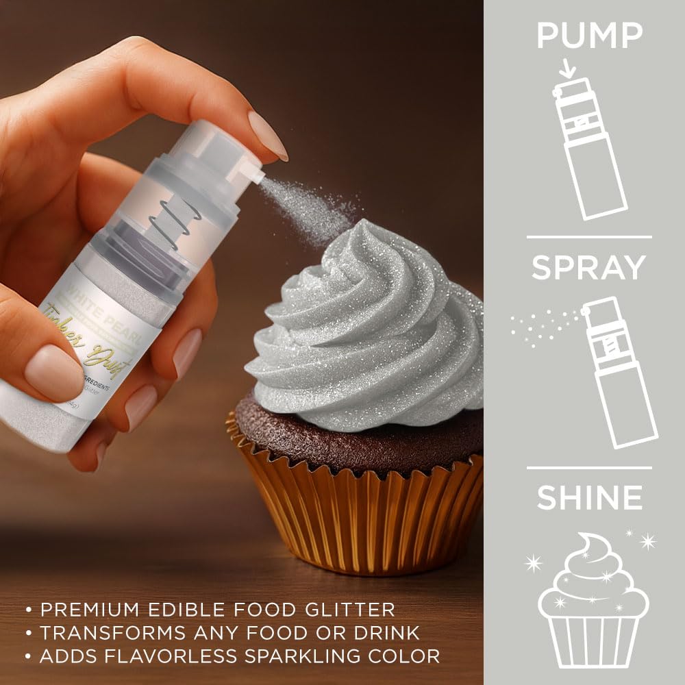 Bakell White Tinker Dust vegan paint application for edible art.